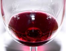 calice di vino rosso