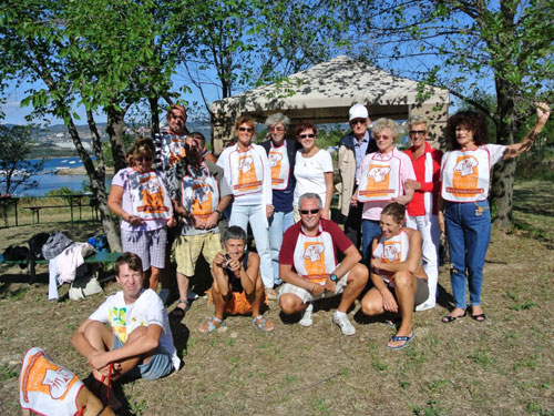 eco pic nic foto di gruppo