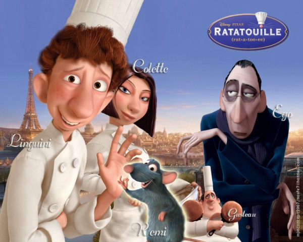 la locandina di ratatouille