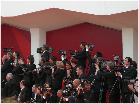 fotografi al festival di venezia