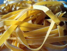 tagliatelle ancora da cuocere