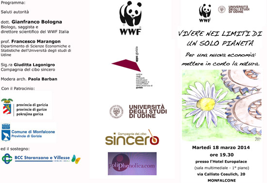 locandina dell'evento del WWF