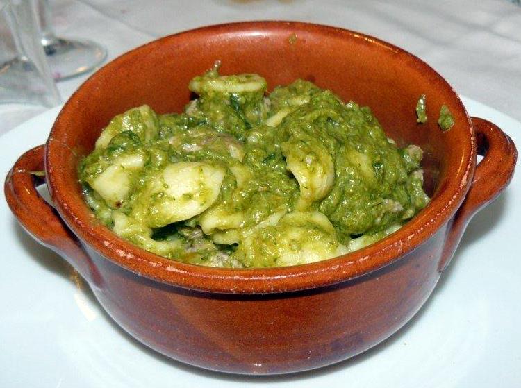 orecchiette con cime di rapa