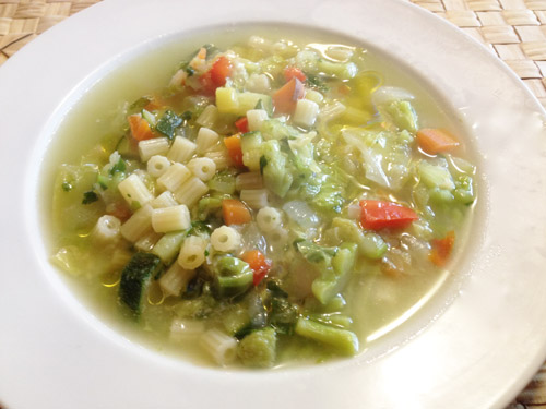 minestrone estivo