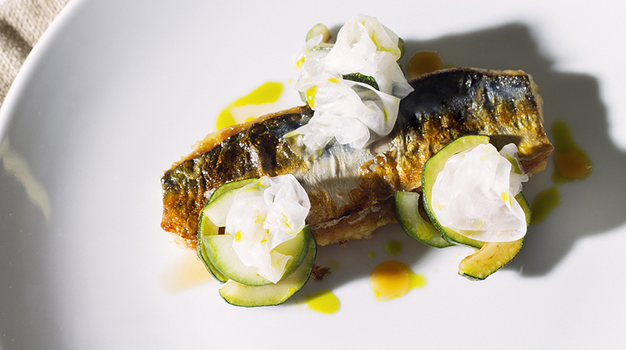 filetti-di-branzino-con-cetrioli-e-yogurt