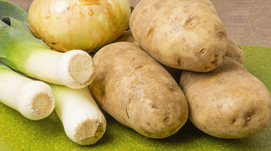 minestra di patate e porri