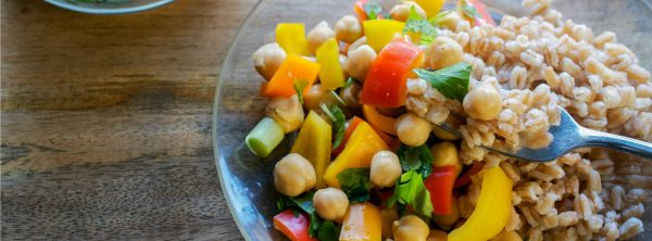 insalata di farro rucola e tonno