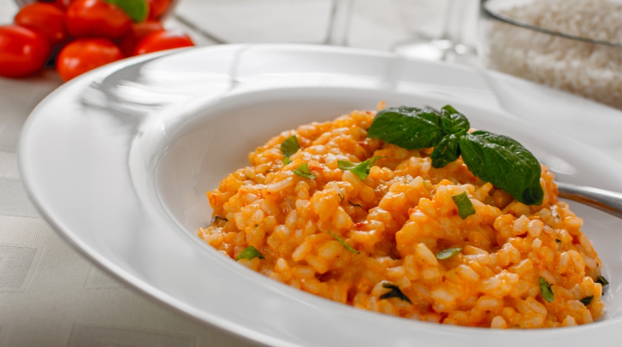 risotto con verdure