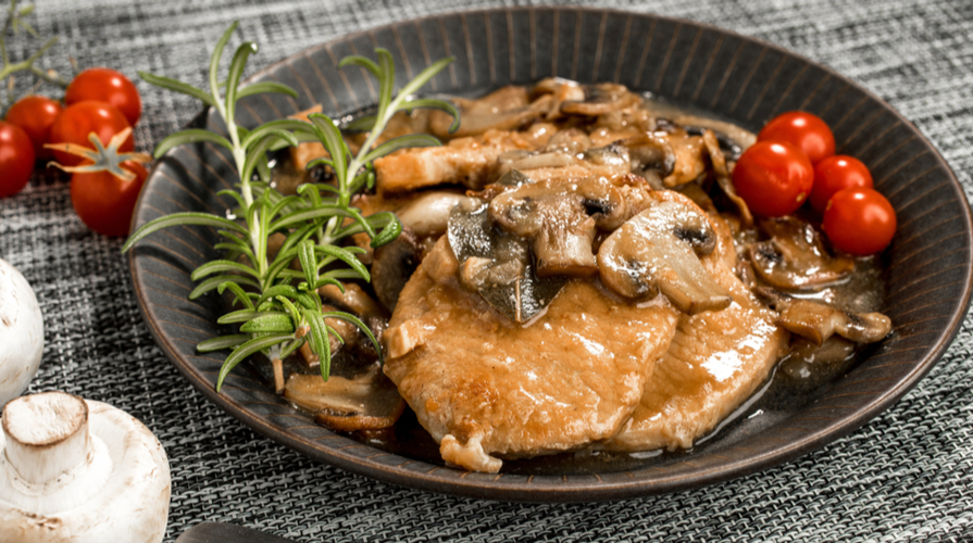 scaloppine funghi