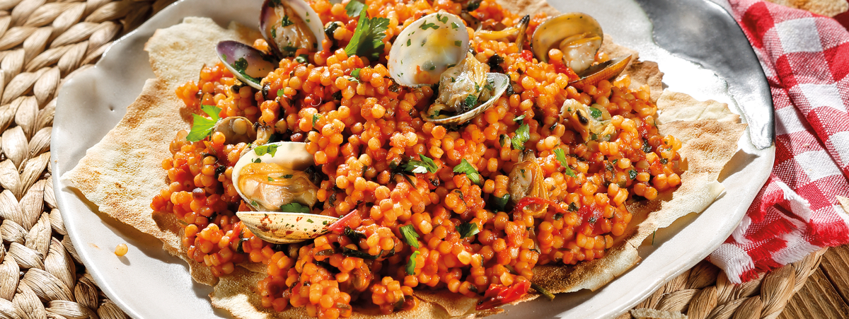 fregola con le vongole