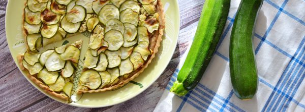 crostata affumicata di zucchine