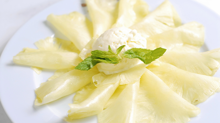 ricetta-carpaccio-di-ananas