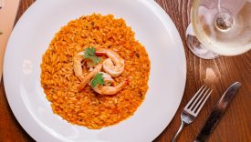 risotto rosso gamberi