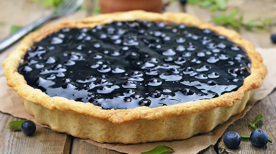 torta di mirtilli e birra