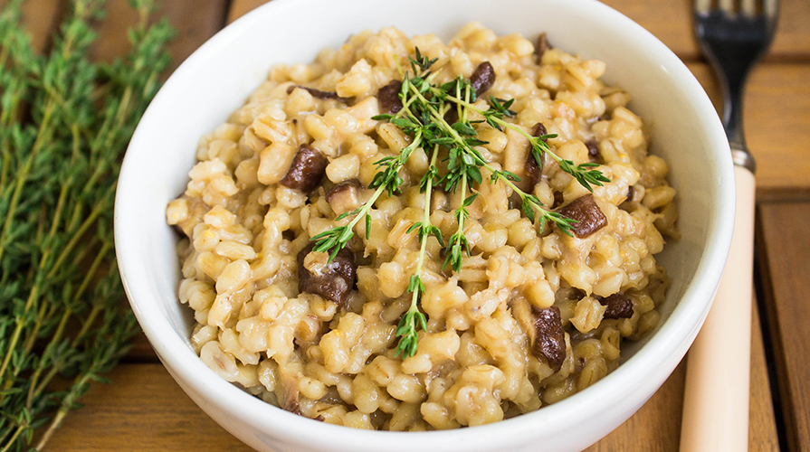 Orzotto ai Funghi Rositi