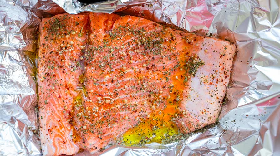 salmone al cartoccio