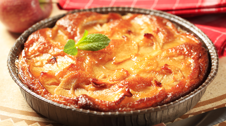 torta di mele al grano saraceno