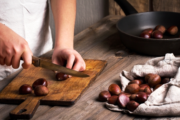 cuocere le castagne