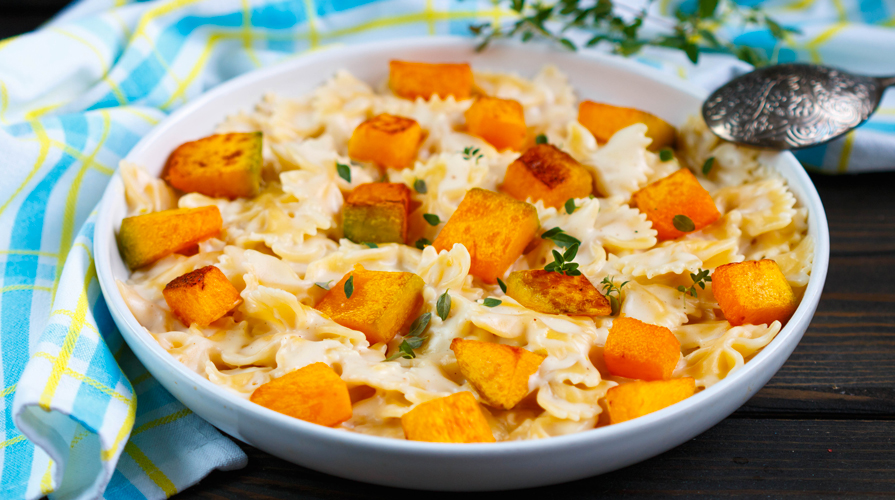 farfalle con zucca