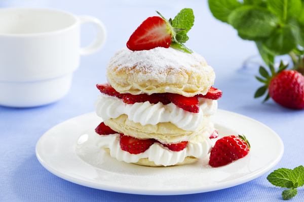 millefoglie con la colomba