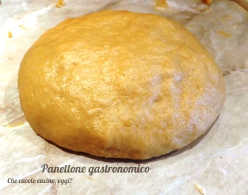 panettone gastronomico impasto