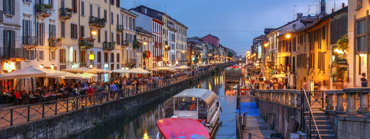 Ristoranti all'aperto a Milano Navigli