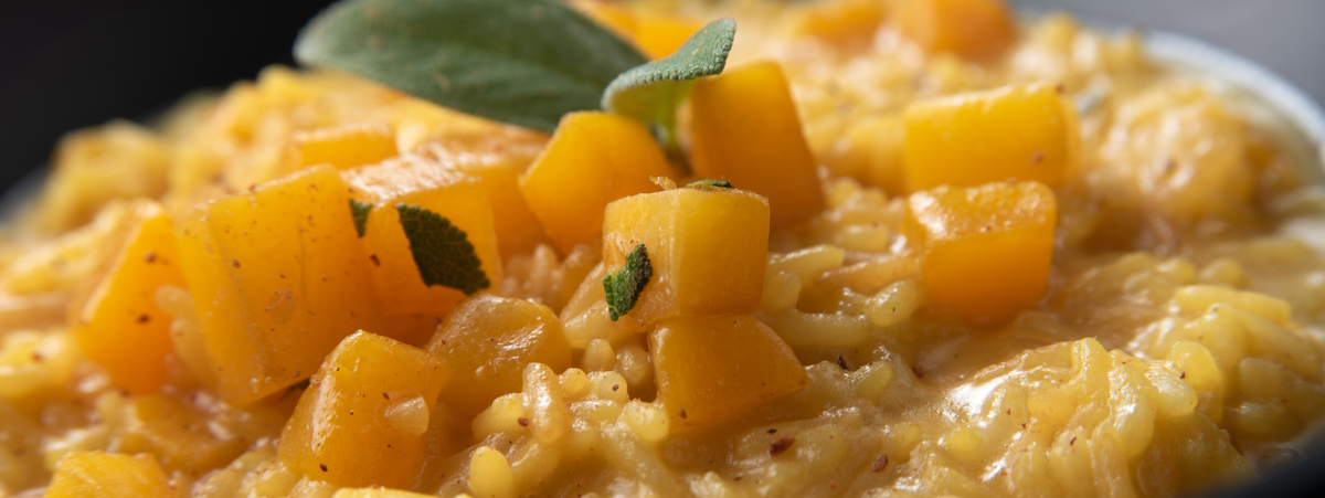 risotto zucca e provola