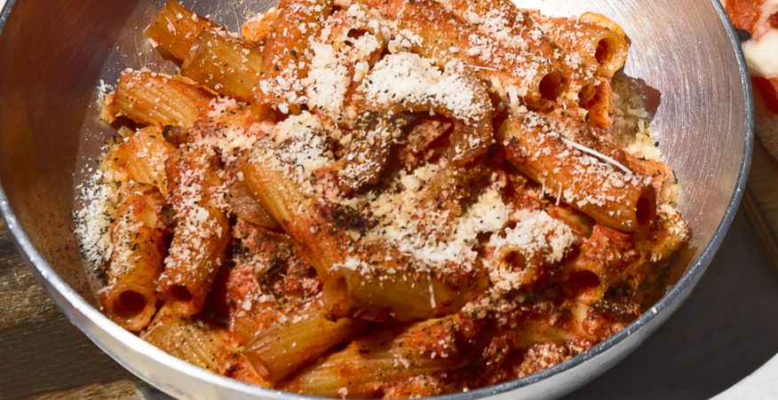 rigatoni con la pajata