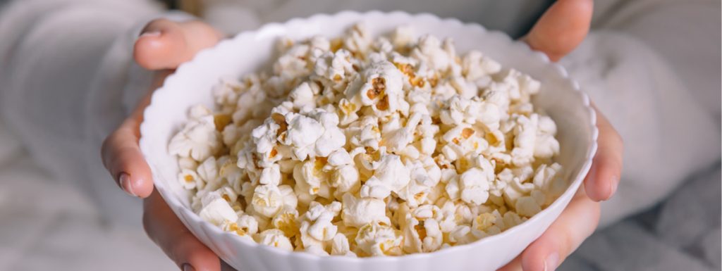 i pop-corn fanno ingrassare