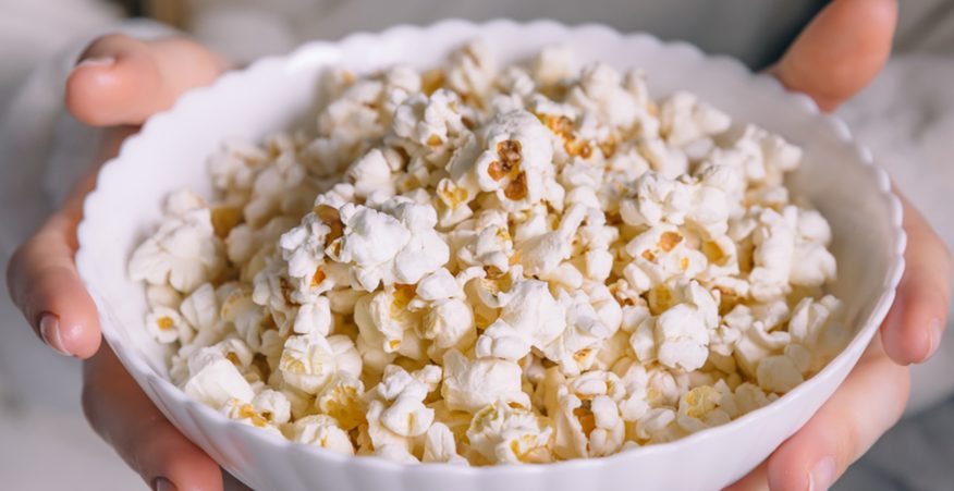 i pop-corn fanno ingrassare